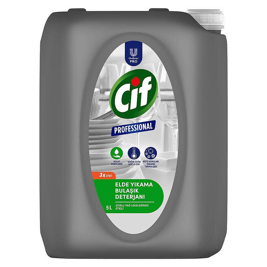 Cif Professional Bulaşık Deterjanı Elde Yıkama 5l - 1