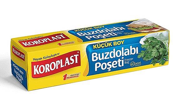 Koroplast Buzdolabı Poşeti Küçük Boy 20x30 40lı - 1