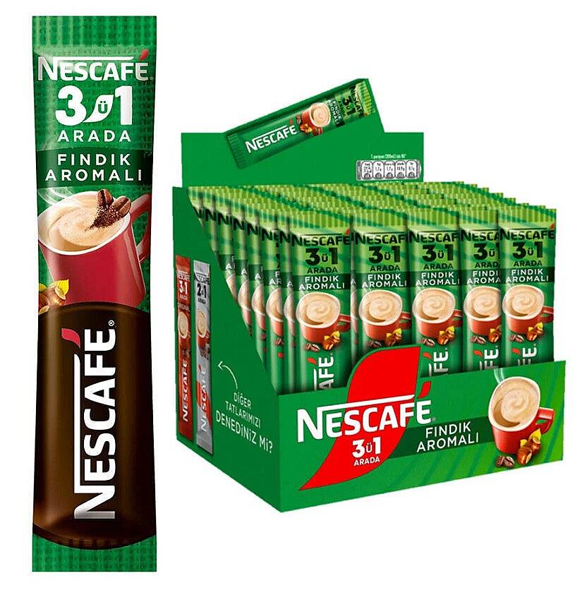 Nescafe 3ü1 Arada Fındıklı 17gr x48 - 1