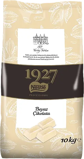 Nestle 1927 Beyaz Para Çikolata 10 Kg - 1