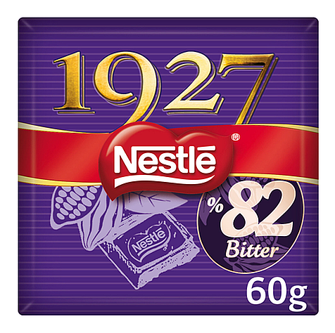 Nestle 1927 Kare %82 Bitter Çikolata 60gr. - 1