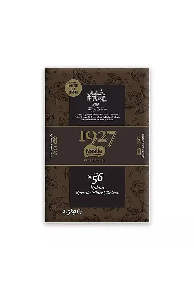 Nestle 1927 Kuvertür Bitter Çikolata 2,5 Kg - 1