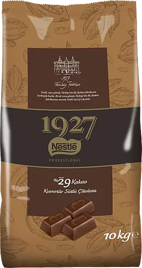 Nestle 1927 Sütlü Kuvertür Para Çikolata 10 Kg