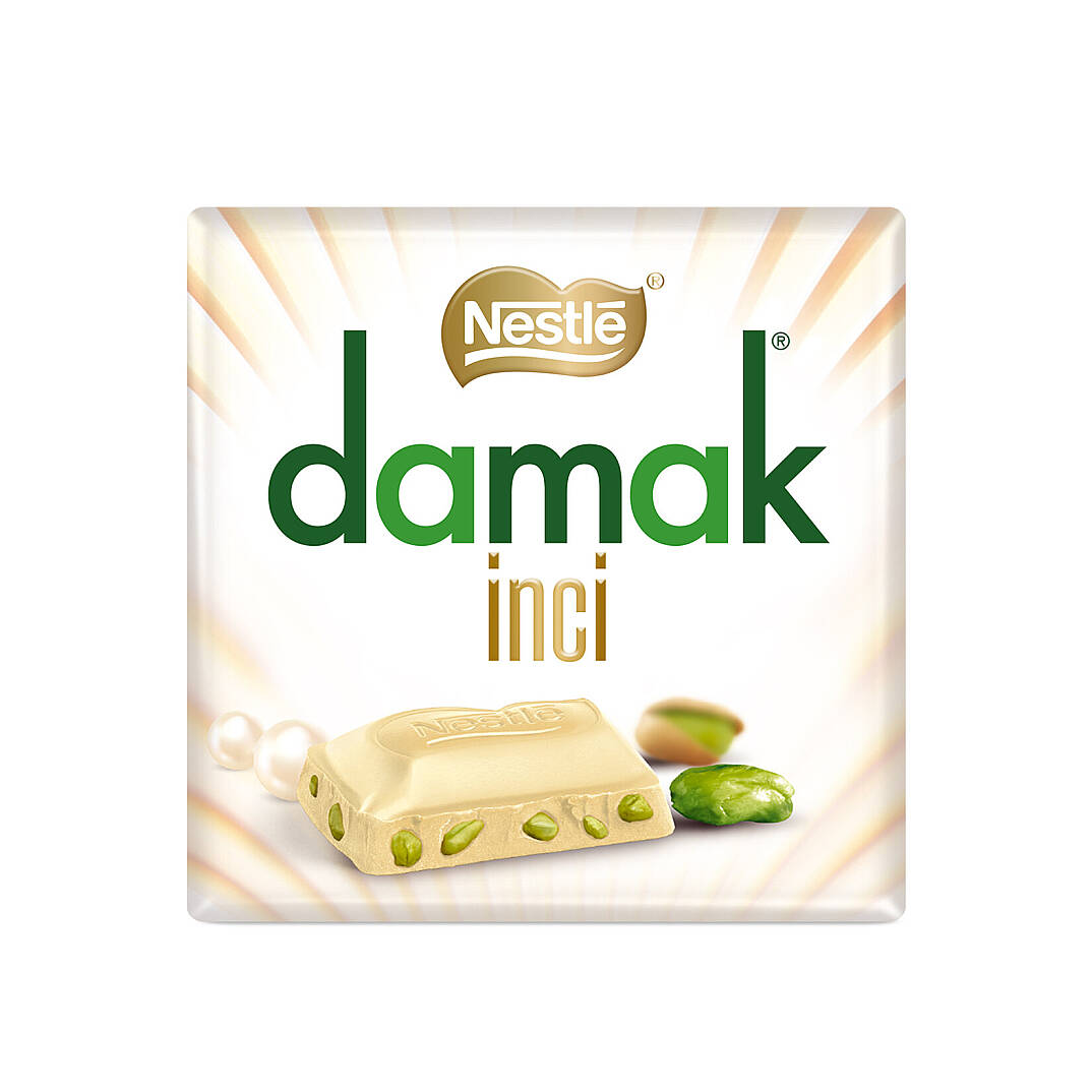 Nestle Antep Fıstıklı Kare Beyaz Çikolata 60 G - 1