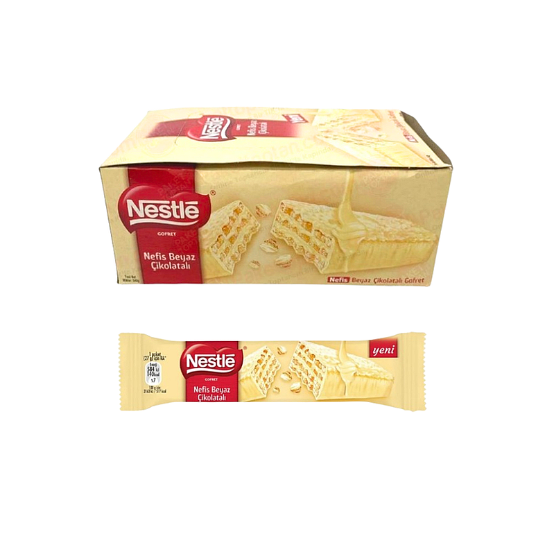 Nestle Beyaz Çıkolatalı Çıtır Gofret 27gr 20li - 1
