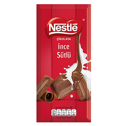 Nestle Classic Dikdörtgen Sütlü Çikolata 65gr.