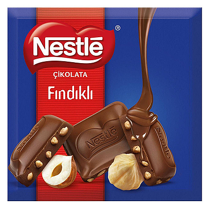 Nestle Classic Kare Fındıklı Çikolata 60gr. - 1