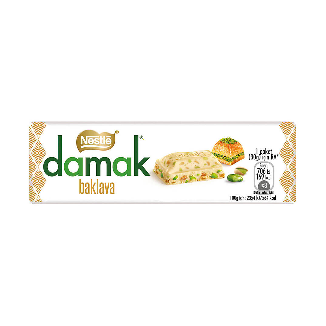 Nestle Damak Baklava Baton Çikolata 30 G x12 - 1
