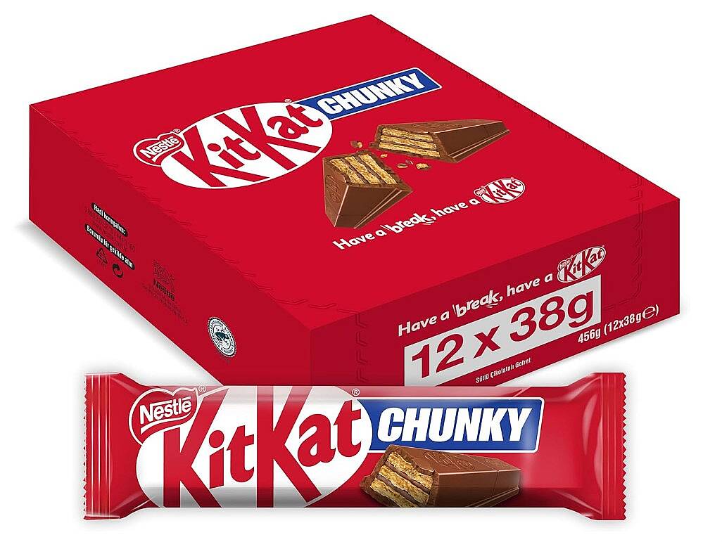 Nestle Kit-kat Chunky 38 Gr x12 - 1