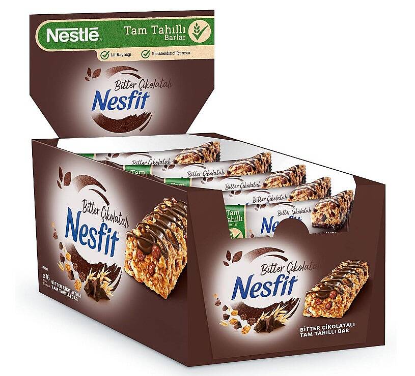 Nestle Nesfit Bar Çikolatalı 23,50 Gr. 16lı - 1