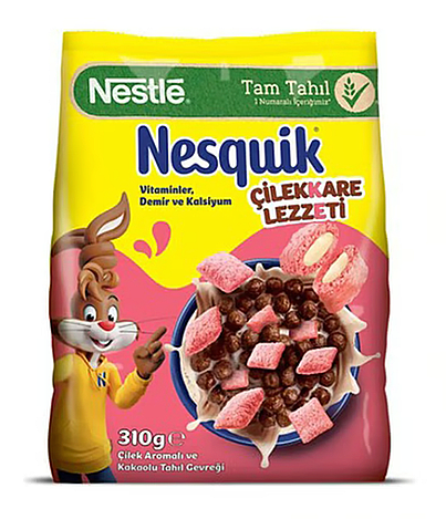 Nestle Nesquık Çilekkare Mısır Gevreği 310gr. x12 - 1