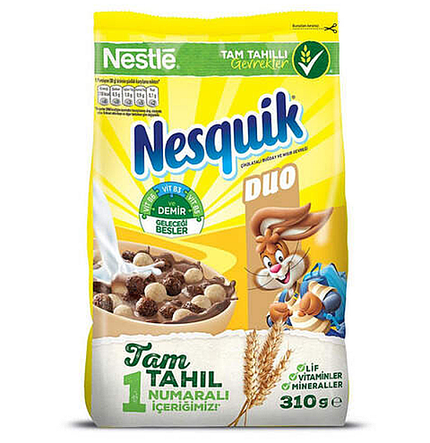 Nestle Nesquık Duo Mısır Gevreği 310gr. x12 - 1