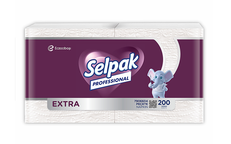 Selpak 7900072 / 7906604 Professional Extra Peçete 30 x 30 Cm 200lü - 1