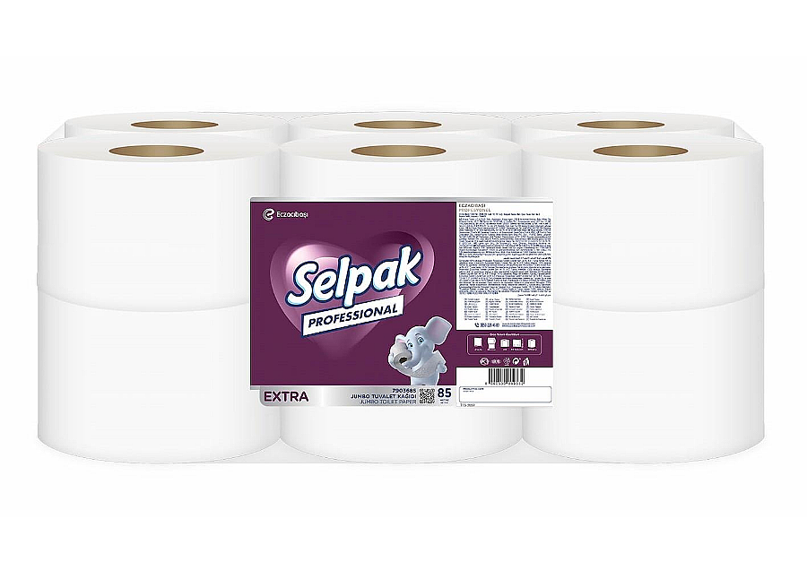 Selpak 7903685 / 7906620 Professional Extra Jumbo Tuvalet Kağıdı- 85 Mt x12 - 1