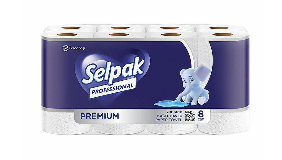 Selpak 7906610 Professional Premium Havlu 8'lı - 1