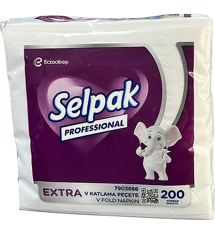 Selpak 7906634 V Katlı Peçete 24x200 - 1