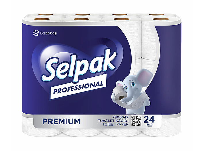 Selpak 7906647 Professional Premium Tuvalet Kağıdı 3 Katlı 24'lü - 1
